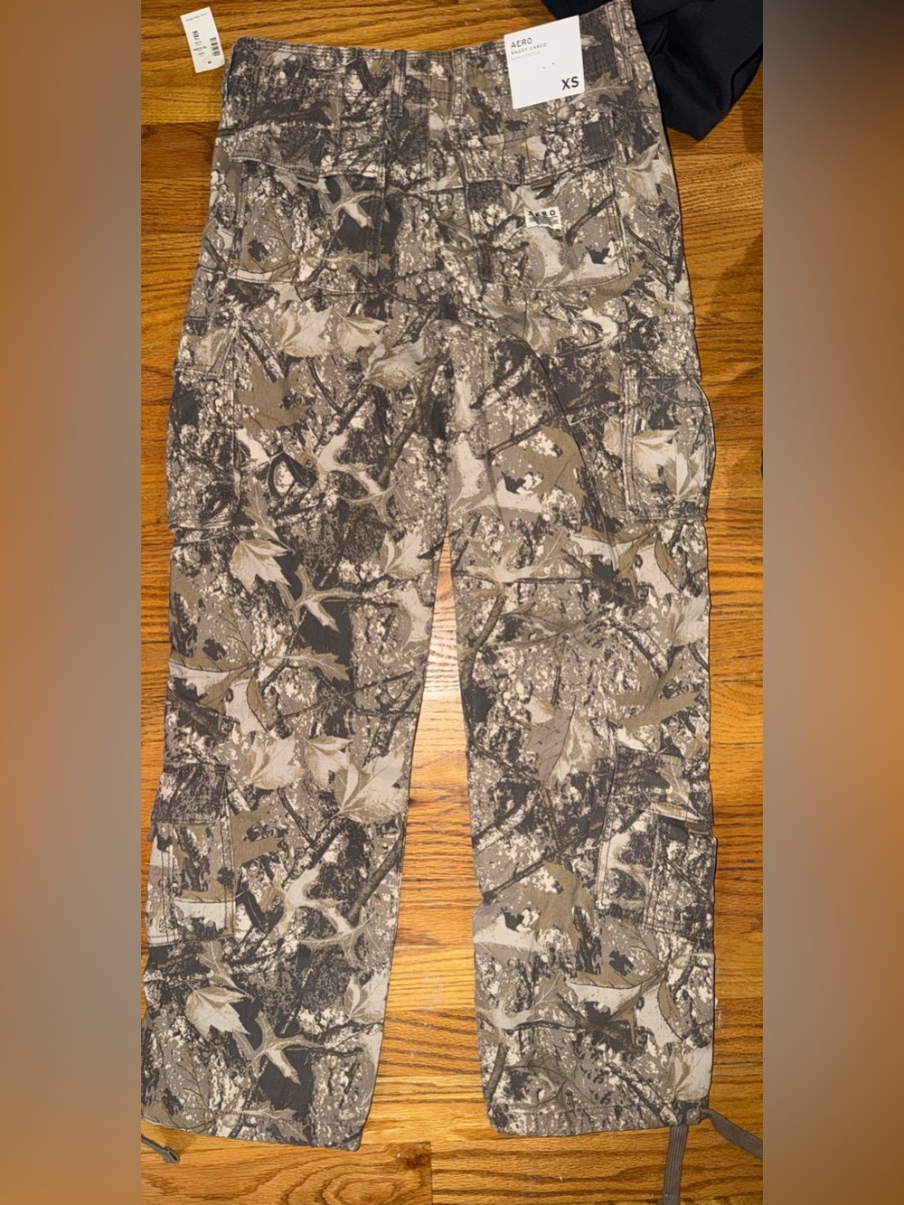 Aeropostale Men’s XS Camo Utility Pants - Brown/Gray